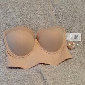 Lively The Low Back Strapless Bra Toasted Almond - 34DD